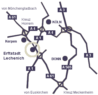 Lageplan - Leicht und schnell zu: M&uuml;ller Atelier f&uuml;r Schmuckgestaltung